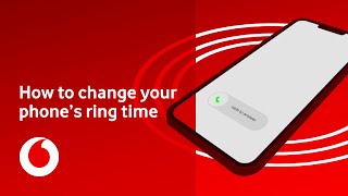 How To Change Your Phones Ring Time  Support  Vodafone UK [upl. by Orrin117]