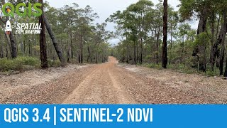 QGIS NDVI Analysis with Sentinel2 Imagery [upl. by Dunn446]