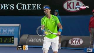 Novak Djokovic vs Rafael Nadal Australian Open 2012 Final Highlights [upl. by Rouvin]