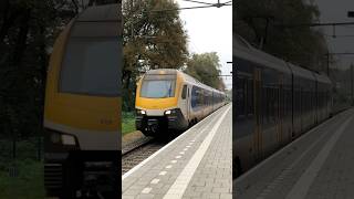 Ns flirt 2213 verlaat station Brummen met typhoon [upl. by Lightman]