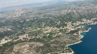 Take off from Dubrovnik Airport [upl. by Nikral]