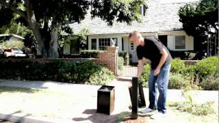 Mail Boss Installation Video How to Install the MailBoss on a Wood or Metal Post [upl. by Eleda]