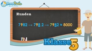 Zahlen runden Erklärung  Klasse 5 ★ Wissen [upl. by Ttimme386]