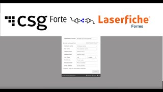 Velosimos Laserfiche Forms to CSG Forte Payments NoCode Connector [upl. by Llenra]