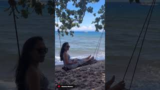 travel TimelessWander beach dauin glampingdomebeachdauin travelvlog beachlife philippines [upl. by Idona]