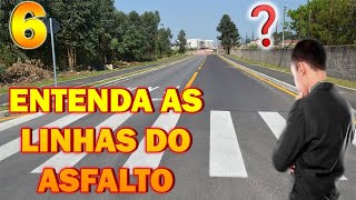 Sinalização Entenda As Linhas No Asfalto Fácil [upl. by Ardnasirhc]