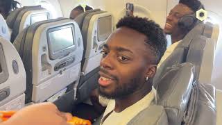 AFCON 2023  BLACK STARS DEPARTURE AND ARRIVAL AT COTE DIVOIRE [upl. by Fidelia]