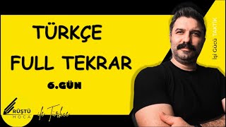 Türkçe Full Tekrar  6GÜN  SesYazımNoktalama  RÜŞTÜ HOCA [upl. by Morel948]