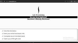 Insidergiftedcom review  is the 700 Sephora gift card legit or scam [upl. by Philippe665]