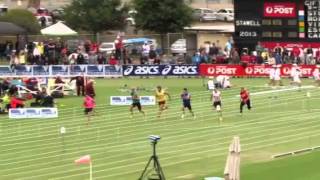 Andrew Robinson wins 40000 Australia Post Stawell Gift 120 [upl. by Khalsa]