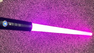 Lischwert Lightsaber RGB 15 Colors Metal Hilt Light Saber Review Great lightsaber but user interf [upl. by Lenad]