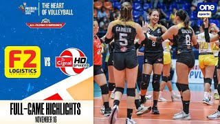 F2 Logistics vs Cignal highlights  2023 PVL AllFilipino Conference  Nov 16 2023 [upl. by Menard]