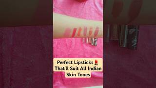 quotNude lipstick the ultimate match for every Indian skin tone 💄✨🤌lipstick beauty shorts [upl. by Akenna]