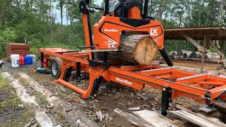 MILLING TIME QUARTER SAWN CHESTNUT OAK [upl. by Arman503]