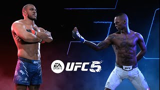 UFC 5  KICKBOXING BATTLE  Ciryl Gane Vs Israel Adesnaya FULL FIGHT GAMEPLAY PS5 [upl. by Nesnar]