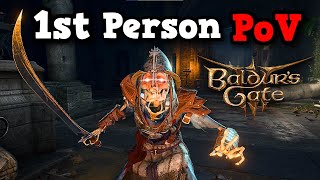 Can You Beat Baldurs Gate 3 While Locked In First Person PoV [upl. by Symon]