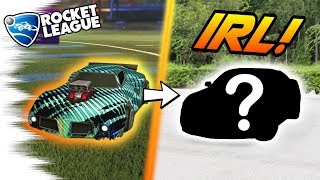 BUYING a REAL LIFE Rocket League CAR  IRL Showcase Driving and Trading [upl. by Traver]