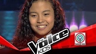 The Voice Kids Philippines Blind Audition quotTadhanaquot by Shanne [upl. by Girhiny]