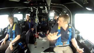 Inside prototype lifeboats wheelhouse during rough weather trials [upl. by Radke]