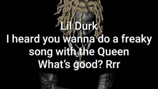 Lil Durk  Extravagant feat Nicki Minaj Lyrics [upl. by Chesney]