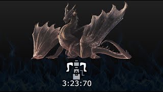 MHWIB Fatalis Speedrun 3 HBG 1 GIGACHAD Horn WR Run 32370 Outdated [upl. by Mattheus785]