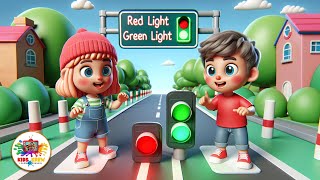 Red Light Green Light  Kids Songs amp Nursery Rhyme By Kids Krew [upl. by Lozar]