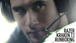 Razer Kraken 71 rUnboxing  Virtual 71 Surround Sound USB Gaming Headset [upl. by Ardnasyl]