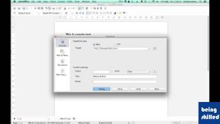 How to create Hyperlinks in Libreoffice [upl. by Tamanaha]