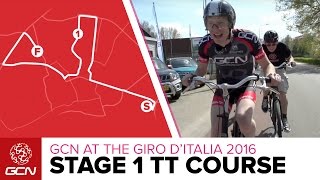 Giro DItalia Stage 1 Time Trial Course Preview – With A Twist [upl. by Tneicniv]