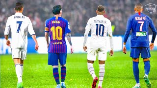 Neymar vs Cristiano Ronaldo vs Messi vs Mbappe● Top 10 Skills HD [upl. by Tesler]