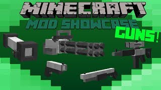 Minecraft Mod Showcase GUNS REALISTIC WEAPONS [upl. by Viens]