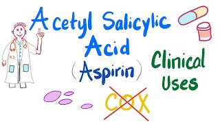 Acetyl Salicylic Acid ASA Clinical Uses [upl. by Akilak]