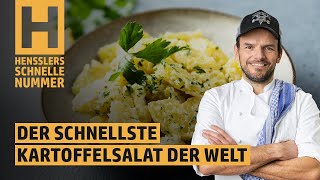 Schnelles Der schnellste Kartoffelsalat der Welt Rezept von Steffen Henssler [upl. by Gav]