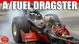 A Fuel Dragster Nostalgia Drag Racing Frank Mazi [upl. by Lrak]