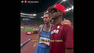 Barshim and Tamberi shared Gold Medal at Tokyo Olympic Games [upl. by Bogie575]