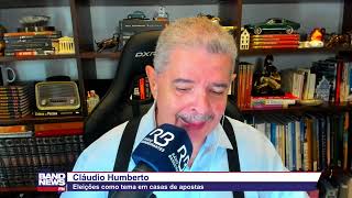 Cláudio Humberto quotPresença das eleições municipais do Brasil nas casas de apostas internacionaisquot [upl. by Rezal]