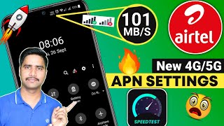 Airtel APN Settings 4g5g 2024  Airtel Network Problem Solution  Airtel Internet Not Working Net [upl. by Keppel215]