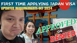 Applying Japan Visa for the First time Requirements Approved or Declined Where to apply [upl. by Joaquin745]