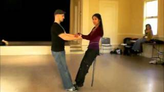 Tango Lesson Colgada Basics with Miguel Calo [upl. by Ahsilat593]