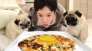 【生配信】某有名YouTuberが食べてた火山みたいなドミノピザを注文してみます [upl. by Webber]