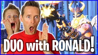 Playing Fortnite Battle Royale with Ronald [upl. by Aicemat]