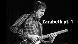 Allan Holdsworth  Zarabeth Lesson amp Tutorial pt 1 [upl. by Sher45]