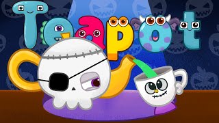 I am a monster teapot  Nursery rhymes for kids and children [upl. by Ahtiekahs565]