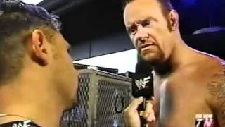 The Undertaker and Chris Jericho backstage segment [upl. by Odine]