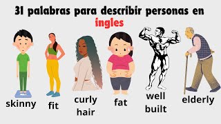 Aprende como describir personas en INGLES por su apariencia fisca [upl. by Ganley84]