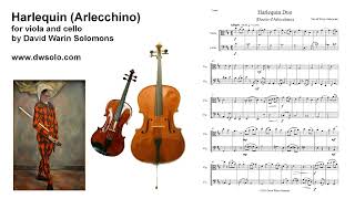 Harlequin Arlecchino for viola and cello [upl. by Maurine]