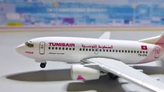 herpa wings B737 TUNISAIR [upl. by Audry]