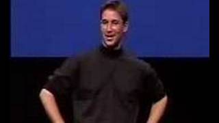 Macworld NY 1999Noah Wyle imitating Steve Jobs [upl. by Abil361]