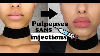 DES LÈVRES PULPEUSES SANS INJECTIONS [upl. by Landau]