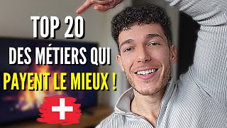 TOP 20 DES MÉTIERS QUI PAYENT LE MIEUX EN SUISSE [upl. by Anrat]